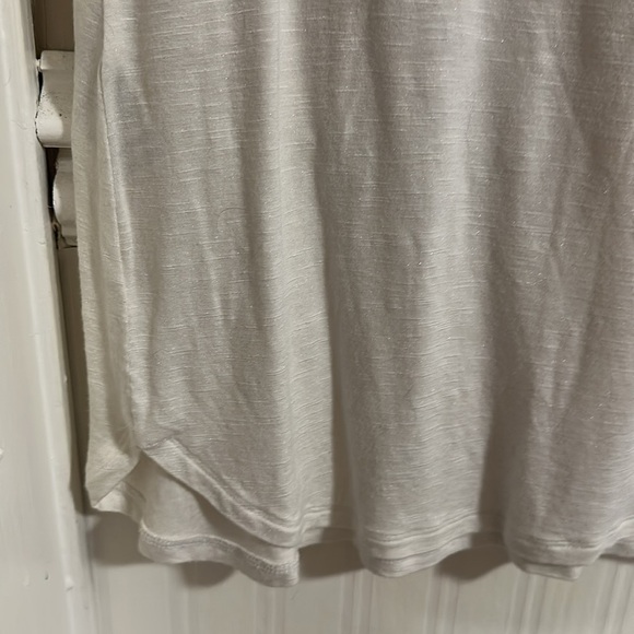 White V-Neck Women's Top WHITE HOUSE BLACK MARKET LARGE EXCELLENT NEW CONDITION - Picture 7 of 9